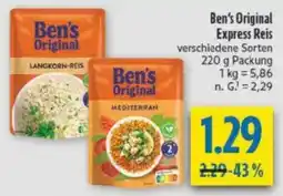 diska Ben's Original Express Reis Angebot