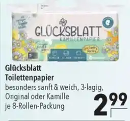 CITTI Markt Glücksblatt Toilettenpapier Angebot