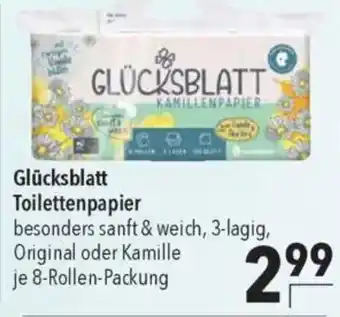CITTI Markt Glücksblatt Toilettenpapier Angebot