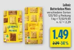 diska Leibniz Butterkekse Minis v Angebot