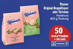 diska Manner Original Neapolitaner oder Törtchen Haselnuss Angebot