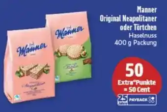 diska Manner Original Neapolitaner oder Törtchen Haselnuss Angebot