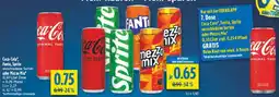 diska Coca-Cola, Fanta, Sprite oder Mezzo Mix Angebot