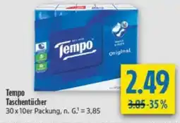 diska Tempo Taschentücher 30x10er Packung Angebot
