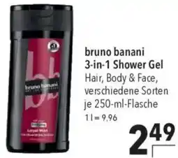 CITTI Markt bruno banani 3-in-1 Shower Gel Hair, Body & Face Angebot