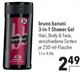 CITTI Markt bruno banani 3-in-1 Shower Gel Hair, Body & Face Angebot