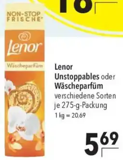 CITTI Markt Lenor Unstoppables oder Wäscheparfüm Angebot