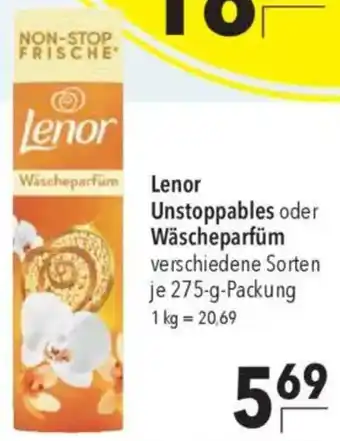 CITTI Markt Lenor Unstoppables oder Wäscheparfüm Angebot