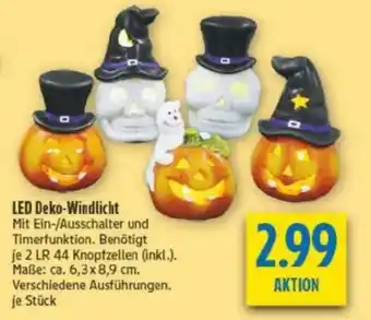 diska LED Deko-Windlicht Angebot