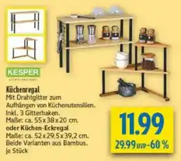 diska KESPER Küchenregal Angebot