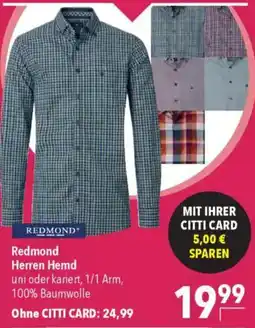 CITTI Markt Redmond Herren Hemd Angebot