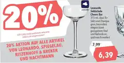 CITTI Markt Leonardo Sektschale Cheers Bar Angebot