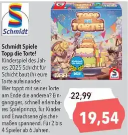 CITTI Markt Schmidt Spiele Topp die Torte! Angebot