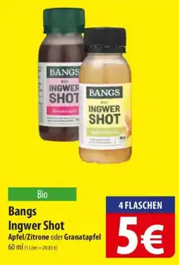 Famila Nord Ost Bangs Ingwer Shot Apfel/Zitrone oder Granatapfel Angebot