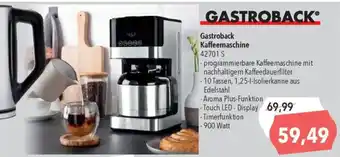 CITTI Markt Gastroback Kaffeemaschine 42701 S Angebot