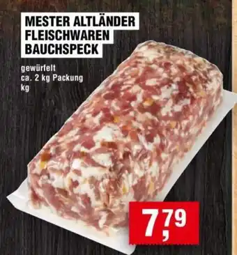 Handelshof MESTER ALTLÄNDER FLEISCHWAREN BAUCHSPECK Angebot