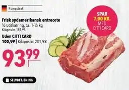 CITTI Markt Frisk sydamerikansk entrecote Angebot