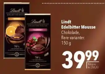 CITTI Markt Lindt Edelbitter Mousse Angebot