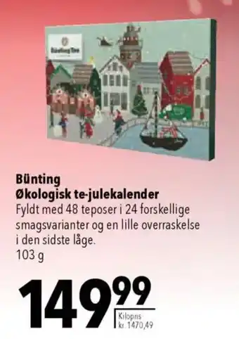 CITTI Markt Bünting Økologisk te-julekalender Angebot