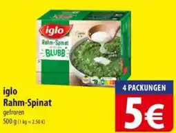Famila Nord Ost iglo Rehm-Spinat Angebot
