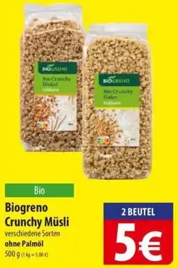 Famila Nord Ost Biogreno Crunchy Müsli Angebot