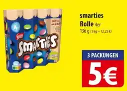 Famila Nord Ost smarties Rolle 4er Angebot