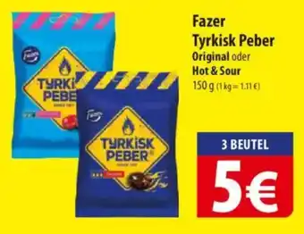 Famila Nord Ost Fazer Tyrkisk Peber Original oder Hot&Sour Angebot