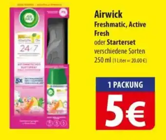 Famila Nord Ost Airwick Freshmatic, Active Fresh oder Starterset Angebot