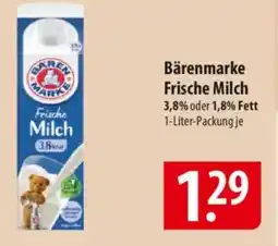Famila Nord Ost Bärenmarke Frische Milch 3,8% oder 1,8% Fett Angebot