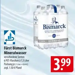 Famila Nord Ost Fürst Bismarck Mineralwasser Angebot