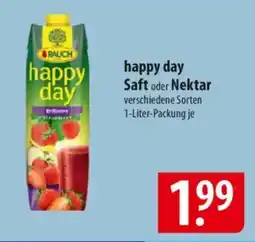 Famila Nord Ost happy day Saft oder Nektar Angebot
