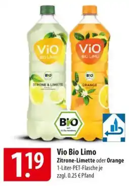 Famila Nord Ost Vio Bio Limo Zitrone-Limette oder Orange Angebot