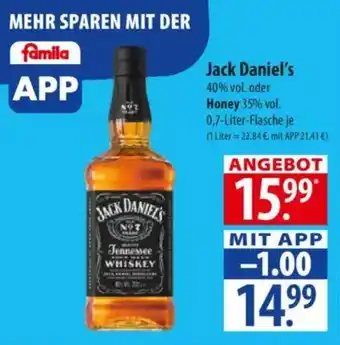Famila Nord Ost Jack Daniel's Angebot
