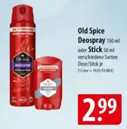 Famila Nord Ost Old Spice Deospray oder Stick Angebot