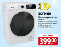 Famila Nord Ost gorenje Wärmepumpentrockner DHNA92/DE Angebot