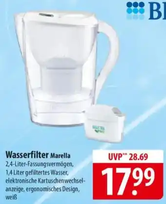 Famila Nord Ost BRITA Wasserfilter Marella Angebot
