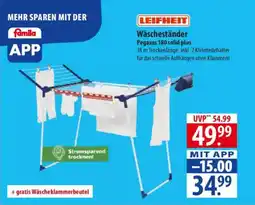 Famila Nord Ost LEIFHEIT Wäscheständer Pegasus 180 solid plus Angebot