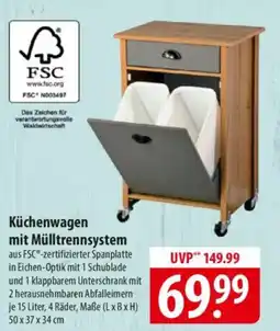 Famila Nord Ost Küchenwagen mit Mülltrennsystem Angebot