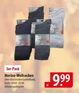 Famila Nord Ost Merino-Wollsocken 3er-Pack Angebot