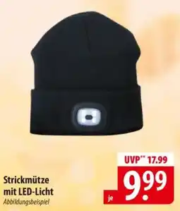Famila Nord Ost Strickmütze mit LED-Licht Angebot