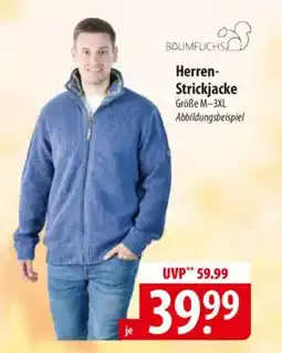 Famila Nord Ost BAUMFUCHS Herren- Strickjacke Angebot
