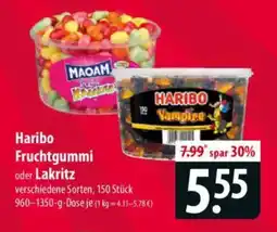 Famila Nord Ost Haribo Fruchtgummi oder Lakritz Angebot