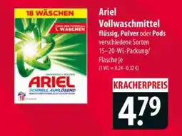 Famila Nord Ost Ariel Vollwaschmittel flüssig, Pulver oder Pods Angebot