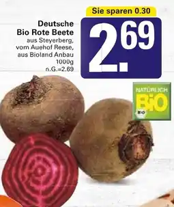 WEZ Deutsche Bio Rote Beete Angebot