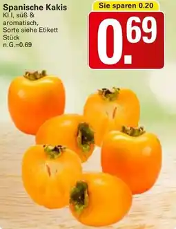 WEZ Spanische Kakis Angebot