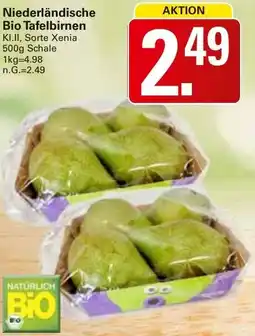 WEZ Niederländische Bio Tafelbirnen Angebot