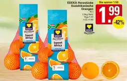 WEZ EDEKA Herzstücke Südafrikanische Orangen Angebot