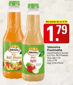 WEZ Valensina Fruchtsäfte Angebot