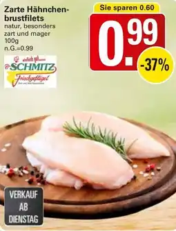 WEZ SCHMITZ Zarte Hähnchen- brustfilets Angebot