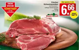 WEZ Frischer Schweinenacken Angebot